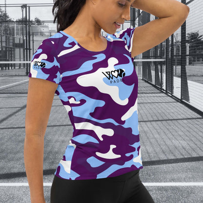 CAMISETA DEPORTIVA ESTAMPADA MUJER PADEL