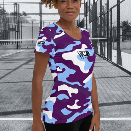 CAMISETA DEPORTIVA ESTAMPADA MUJER PADEL