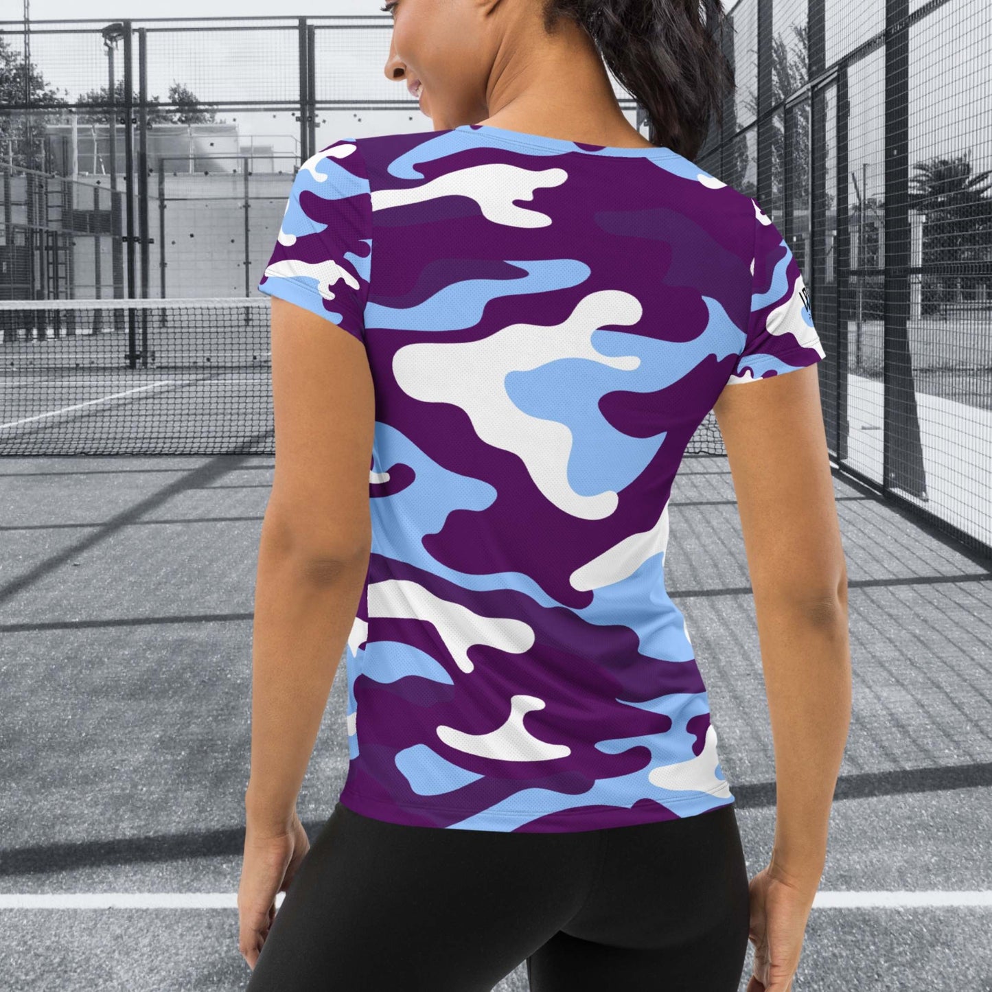 CAMISETA DEPORTIVA ESTAMPADA MUJER PADEL