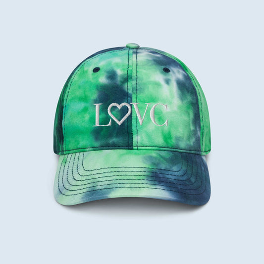 GORRA CON EFECTO TIE DYE HOMBRE LOGO BLANCO