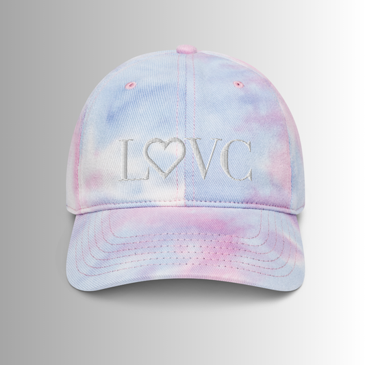 GORRA CON EFECTO TIE DYE MUJER LOGO BLANCO